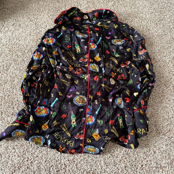 Parade Italian Pasta Print Pajamas - Picture 5 of 9